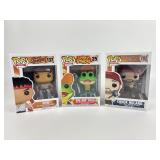 3 Funko Collectible Pops: Cast Away, Honey Smacks