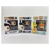 3 Funko Collectible Pops: Jackie Kennedy, Happy