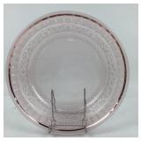Anchor Hocking Pink Glass Pie Plate