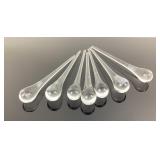 Clear Glass Teardrop Prisms