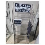 The Star Indianapolis News Stand Metal & Plastic