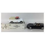 1955 Pickup Truck Bank, Hot Wheels Corvette Models