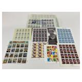 Unused Sheets of Stamps: 32c Gospel Singers, 32c