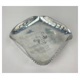 Vintage B.W. Buenilum Hammered Aluminum Dish Tray