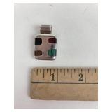 Mexican Sterling & Semi-precious gemstone pendant