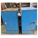 Metal Storage Cabinets (2)  16 in. X 22 in. X 29