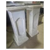 Cement Columns (2) 11 in. X 11 in. X 27 in. H