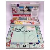 1970s Monopoly Game; 7 Metal Player Pieces