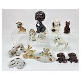 Made Occupied Japan Ceramic Dog, Glazed Clay