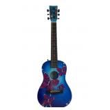 First Act Acoustic Guitar Blue Butterfly Design
