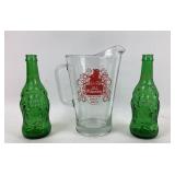 Old Milwaukee Pitcher, Green Buddha Bottles