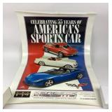Chevrolet Corvette 55th Anniversary Poster