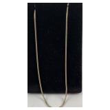 .925 Italy Stamped Sterling Silver Chain 6.37g TW,