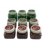 Mosaic Stained Glass Craft Pieces in Jars