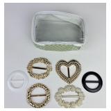 6 Vintage Belt, Sash, Scarf Accessories