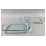 Pyrex Clear Glass Baking Dishes