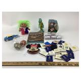 Disney Wallet, Troll Doll, Cubs Cards, Matchbooks