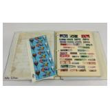 Stamp Book with loose unused stamps:1860-1960 Pony