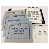 Stamp Albums with All American Supplement Punched