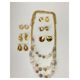 Gold Toned Designer Jewelry Collection