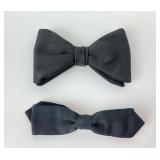 2 Vintage Ormond Clip on Bow Ties