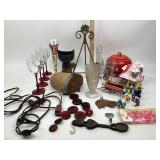 Red M&M Jar, Palm Tree Easel, My Little Pony & Dis