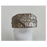 .925 750 stamped Ring, 6.23g TW, size 8.5