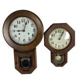 Elgin Regulator Wall Clock, Verichron Wall Clock