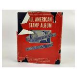 All American Stamp Album With United States Postal
