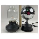 Desk Lamp & Disco ball Works