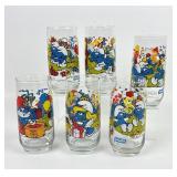 Smurf Character Drinking Glasses by Wallace Berrie