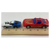 2 Race Car Track Cars Vintage
