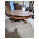 Round Wood Table - Low To Ground 48 in. Round &