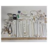 Costume Jewelry rings, necklaces, charms, earrings