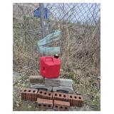 Tomato/Plant Cages, 2-1/2 Gallon Gas Can &