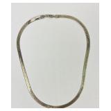 .925 Italy Stamped Sterling Silver Herringbone