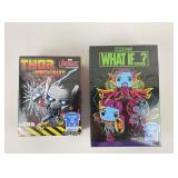 2 Funko Marvel XL T-shirt Thor Mech Suit & What