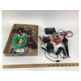 Sony Walkman, Phillips Microphone, Cords, Craftsma