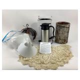 Car Electric Kettle, Birch Vase, Metal Pumpkin