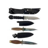 Fixed Blade Knives with Sheaths