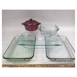 Glass Bakeware: Anchor Hocking, Pyrex, Martha Stew