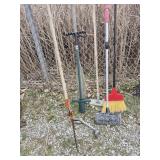 Pole Tree Trimmer, Hound Dog Seed Planter, Wooden