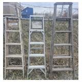 Werner W335 5 ft. Wood Step Ladder, Werner Job
