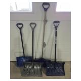 Snow Shovels 4 Plastic
