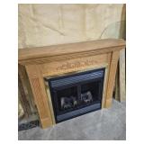 Electric Fireplace Insert With Wood Surround
