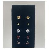 (5) Sterling & Stone earrings. 5.21g inclusive of