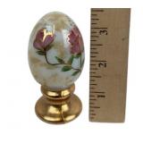 Fenton Hand Painted Porcelain Egg