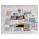 Unused Postal Stamp Sheets: 33c USA, 33c Legends