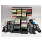 8 Track Tapes, Cassette Tapes, Remote Controls