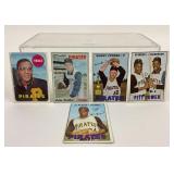 (5) Topps Pirates baseball cards - 1967 Al McBean